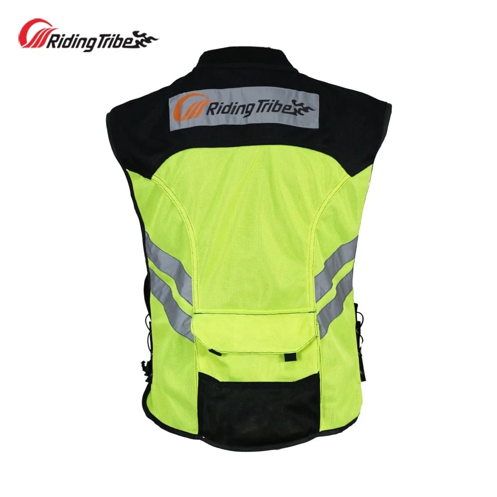 Gilet da motociclista Gilet riflettente Giacca di sicurezza visibile notturna Motocross Off-Road Team Uniform Abbigliamento M-5XL JK-22