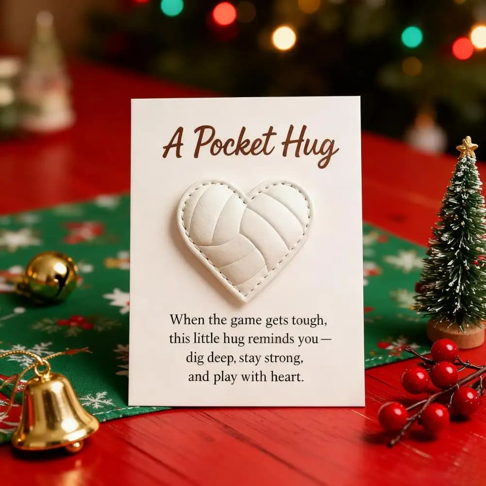 Heart-shaped pocket Ankle Volleyball Heart pocket Ball Bearing Hand-made Volleyball Heart pocket A hug Teamwork symbol for sport