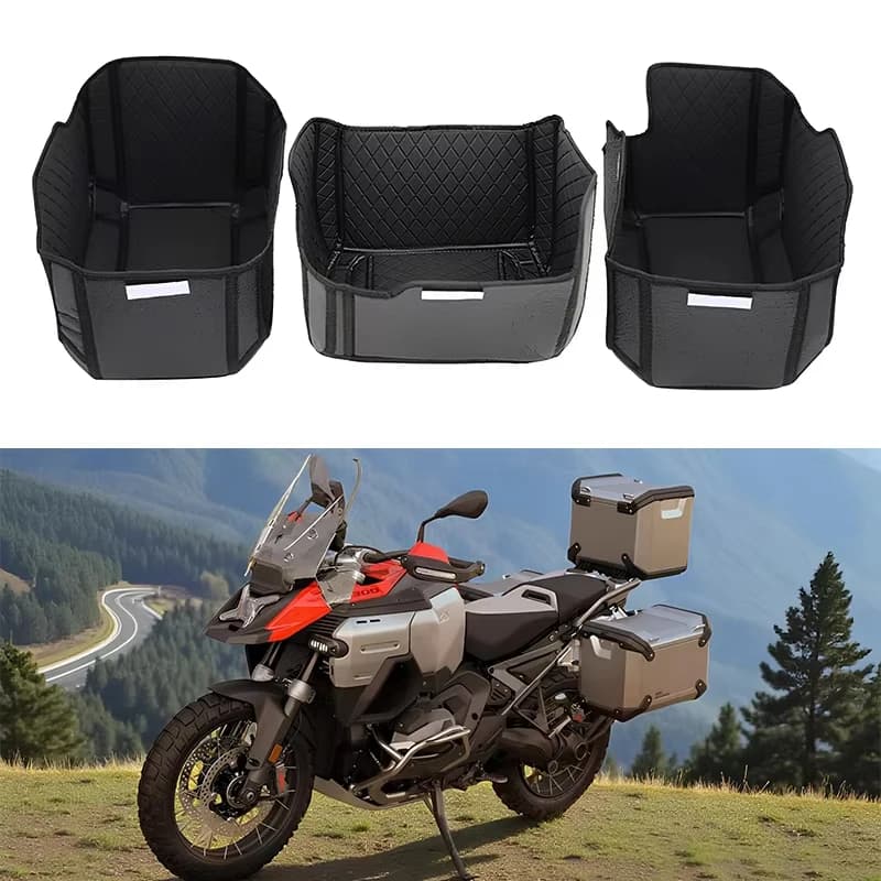 R1300GS Adventure: Rivestimento Interno per Bauletto Posteriore in Pelle PU per BMW R 1300 GS ADV R1300GSA