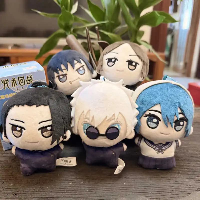 In Magazzino Originale Jujutsu Kaisen Serie Cieca Satoru Gojo Geto Suguru Anime Figura Giocattoli Raccogliere Peluche Bambola Decorare Giocattolo Regalo