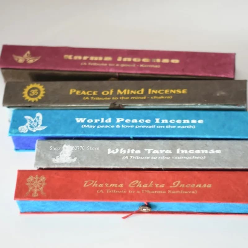 Nepalese Handmade Incense Sticks 31 Kinds of Natural Plants Indoor Meditation for Calming The Mind and Relaxation Joss Stick