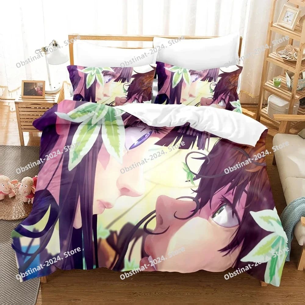 Anime Fruits Basket Set di biancheria da letto Set copripiumino con federa Twin Full Queen King Biancheria da letto Biancheria da letto Tessili per la casa