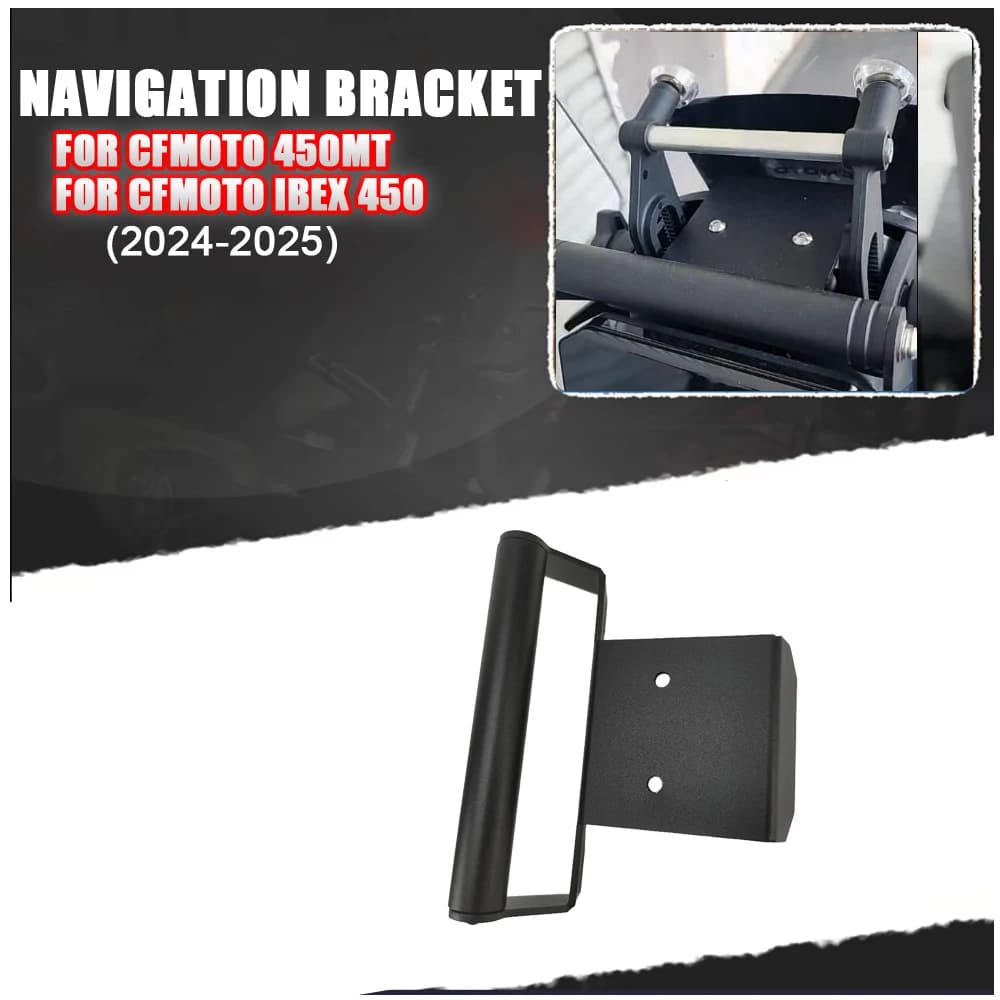 Per CFMOTO 450MT 2024 Barra di Estensione di Navigazione GPS Supporto Della Staffa Del Telefono Mobile Manubrio Extender CF MOTO 450 MT Supporto Del Cellulare