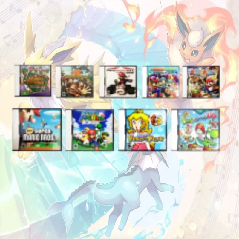 Cartucce di Gioco Serie Mario per DS, Nuovo Super Mario Bros, Scheda Console Videogiochi, Mario Kart DS, Mario Party DS per NDSL 2DS 3DS