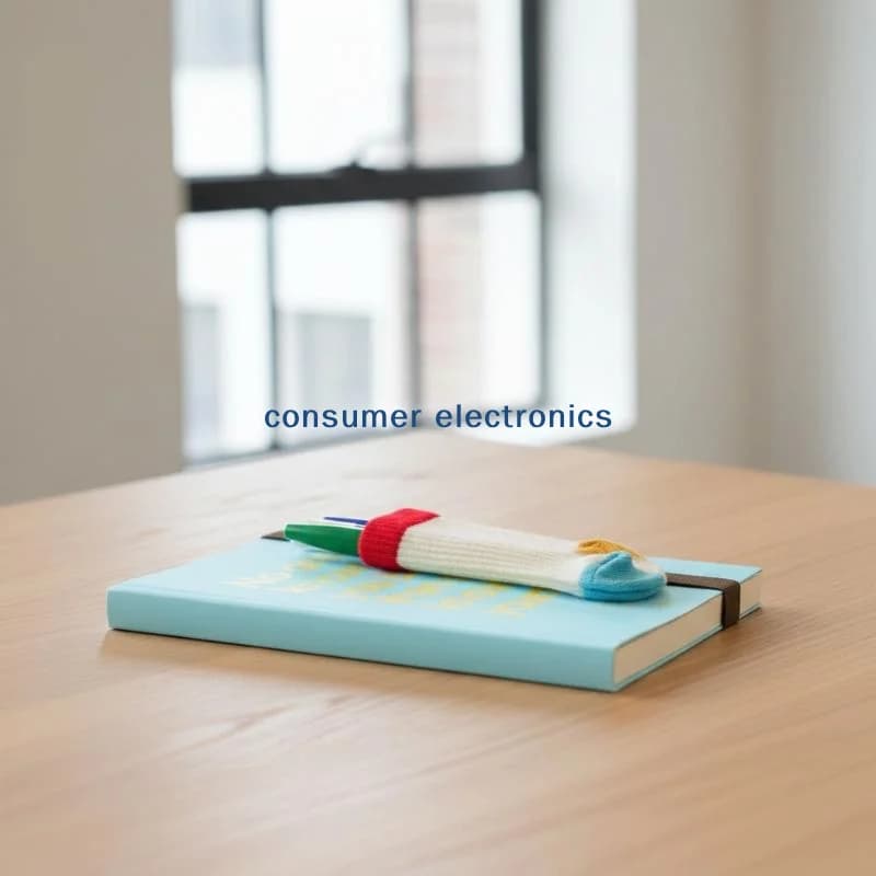Mini Porta Penne Portatile Kawaii con Elastico per Planner A5 B6, Accessorio per Quaderni, Ideale per Studio, Ufficio e Viaggi