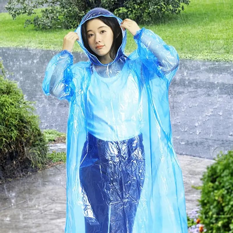 Poncho antipioggia per adulti Impermeabile da viaggio portatile Impermeabile leggero impermeabile per uomo Donna Giacca antipioggia con cappuccio da esterno