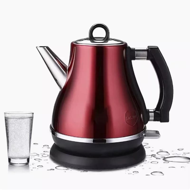 304 stainless steel electric kettle, 1.2L slim mouthed kettle, coffee pot, kettle kettle