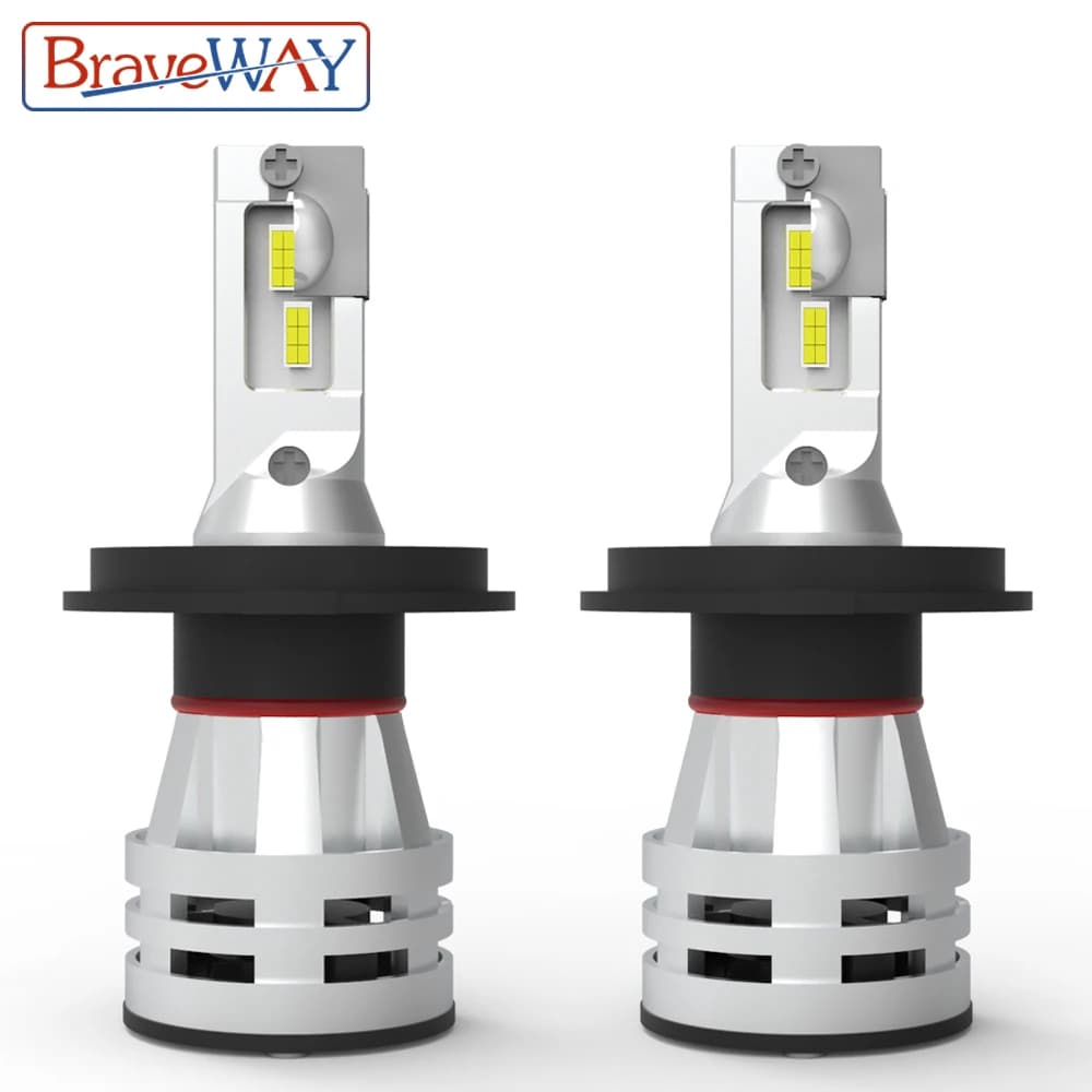 Car bulbs BraveWAY H4 H4 H7 H8 H1 9005 9006 HB3 HB4 LED light, car bulbs for 12V car