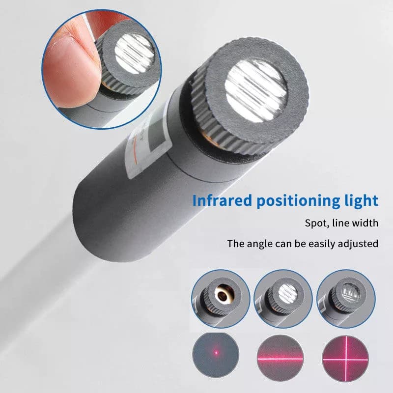 USB Red Laser Positioning Light, Infrared Work Lamp with Magnetic Base DC5V, Linear Tattoo Machine Accessories/Cross