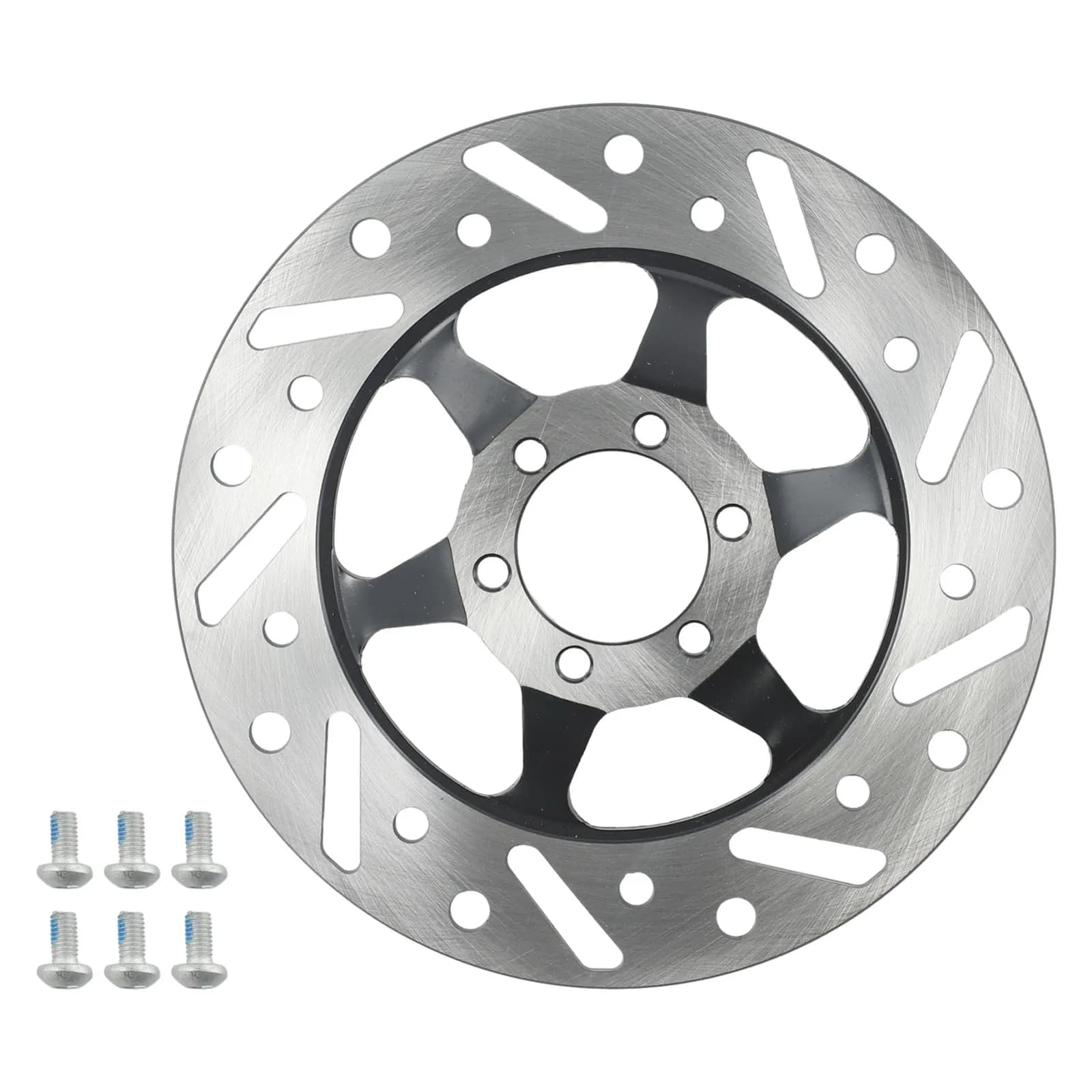 160mm 3.0MM Freno A Disco-Rotore 6 Fori Ebike Veicoli Elettrici Scooter Sollevato Rotor-3MM Disco Addensato Bici Elettrica Scooter Parte