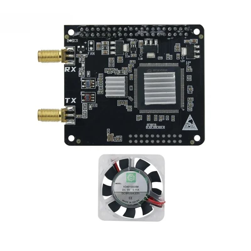 Scheda radio Hamgeek Radioberry V2.0 SDR AD9866 + 10CL016 Modulo radio definito dal software fai da te per Raspberry Pi 4B