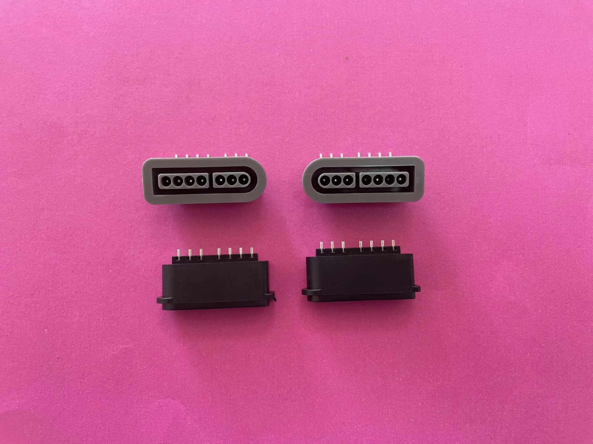 Black Color Female Plug Connector Jack for SNES Game Console Controller Repair