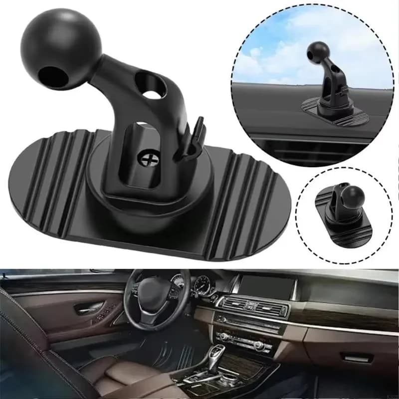 Base per Supporto Telefono Auto con Testa a Sfera da 17mm per Cruscotto e Bocchette dell'Aria, Clip di Fissaggio per Supporto Telefono