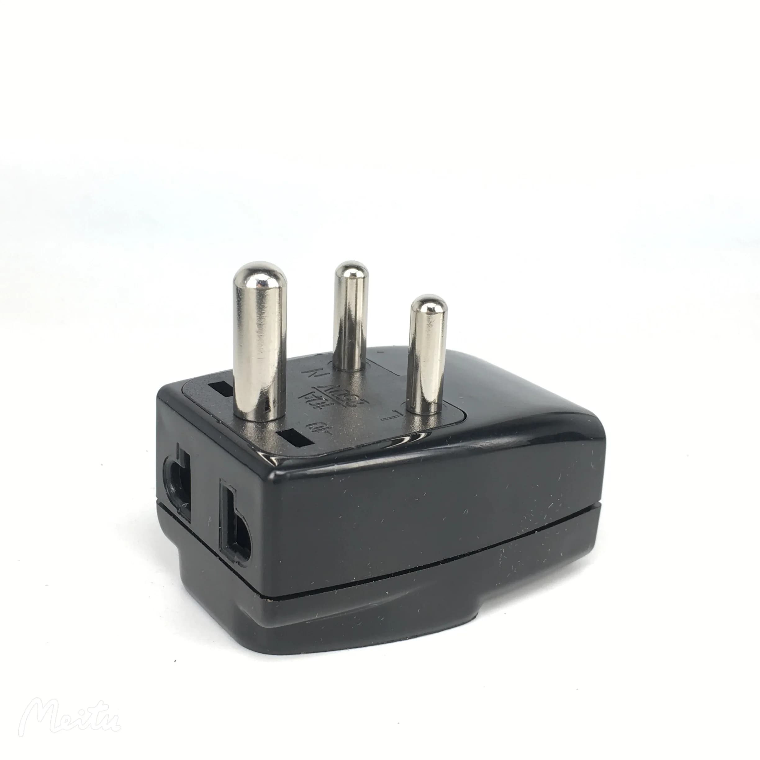 Sri Lanka, India,, Nepal, Namibia 3 Multi Outlet Type D Electrical Power Plug Travel Adapter