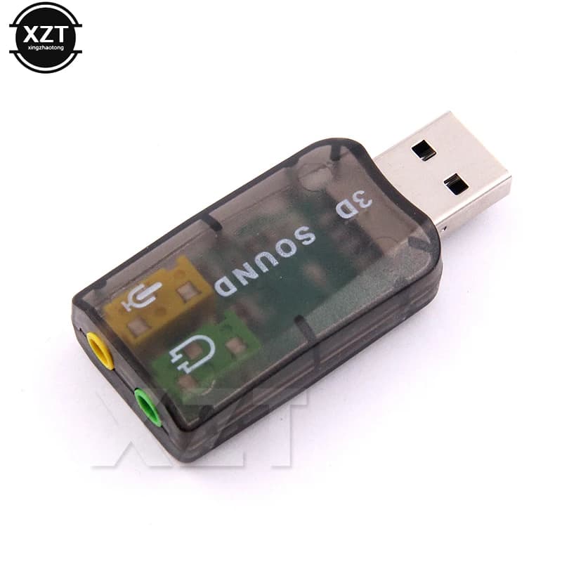 USB esterno portatile a jack per cuffie con microfono da 3,5 mm Cuffie stereo Adattatore audio per scheda audio 3D Nuova interfaccia per altoparlante per laptop
