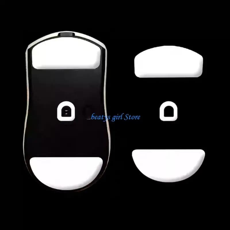 C7AB Esportstiger Ice Mouse Skates Stickers Mouse Feet Pad Round Glides Curveds Edges for ATK Mouse