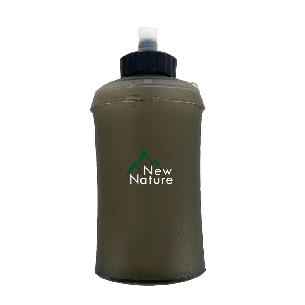 500ml 1000ml Running Sport Collapsible Soft Flask Water Bottle Hydration Pack Foldable
