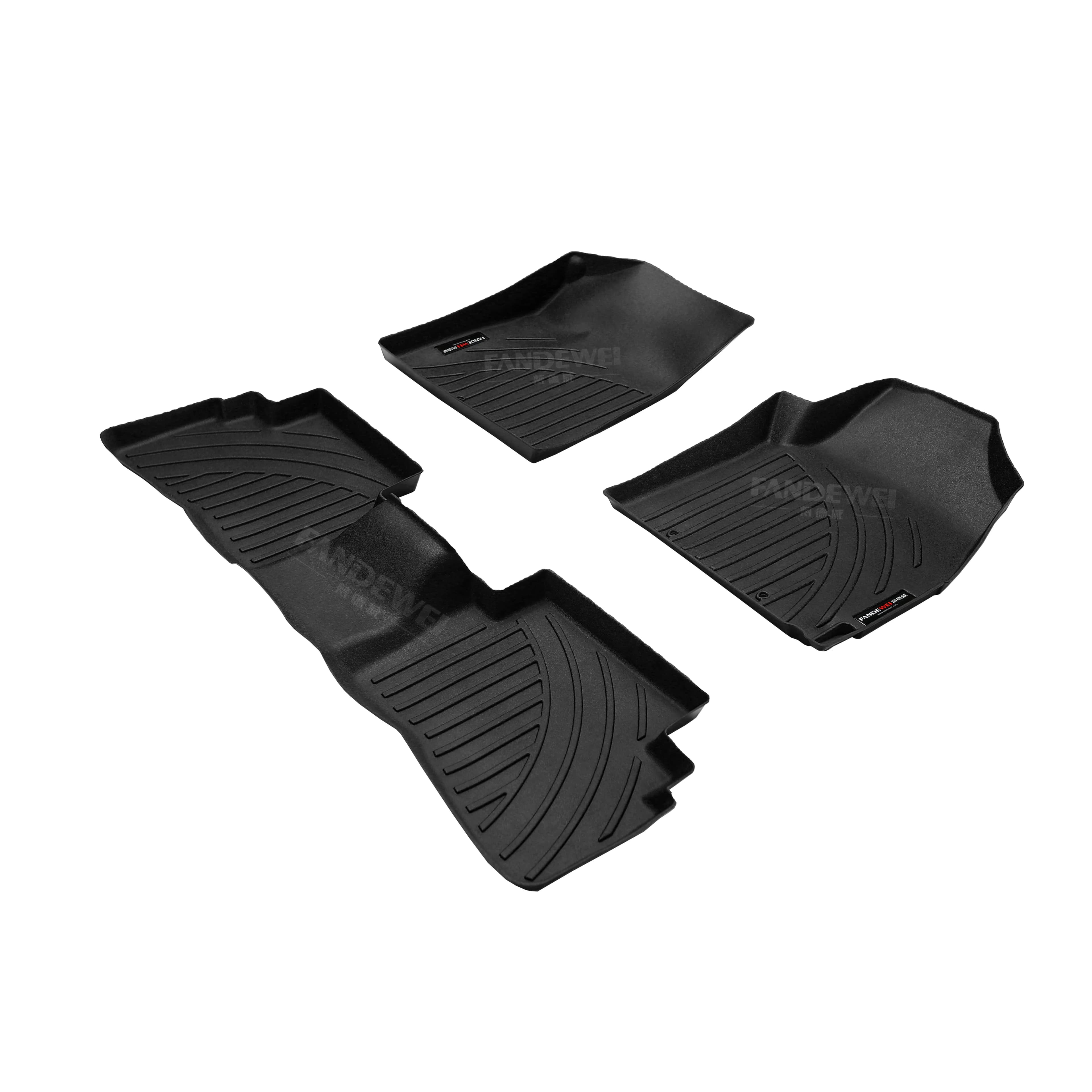 Car 3D Car Mats in Material TPV, Waterproof and Durable, Auto Accessories for Toyota Landcruiser