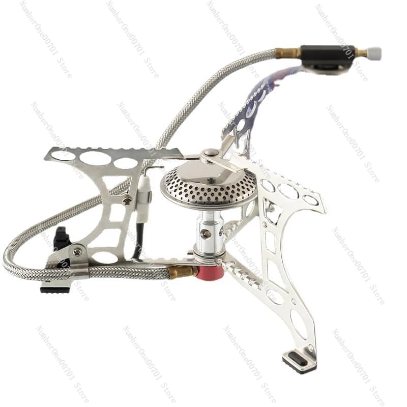 Spacious Portable Camping Stove with Transport Bag, Ideal for Hiking and Tourism Equipment