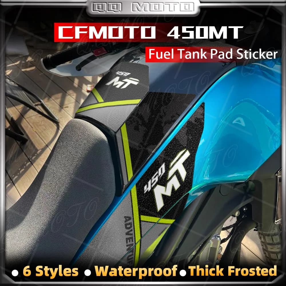 Accessori moto Adesivo Serbatoio carburante Ginocchio Grip Set di protezione Decalcomania antiscivolo Decorativa per CF MOTO MT450 MT 450 mt 2024
