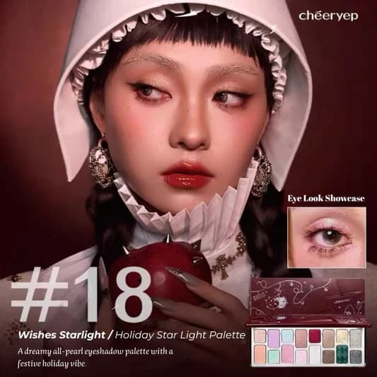 Cheeryep New Spring/Summer 16 Color Eyeshadow Plate Glitter Chamelon Matte Pearlescent Flash Plate Qian Yan Cowherd Sequins