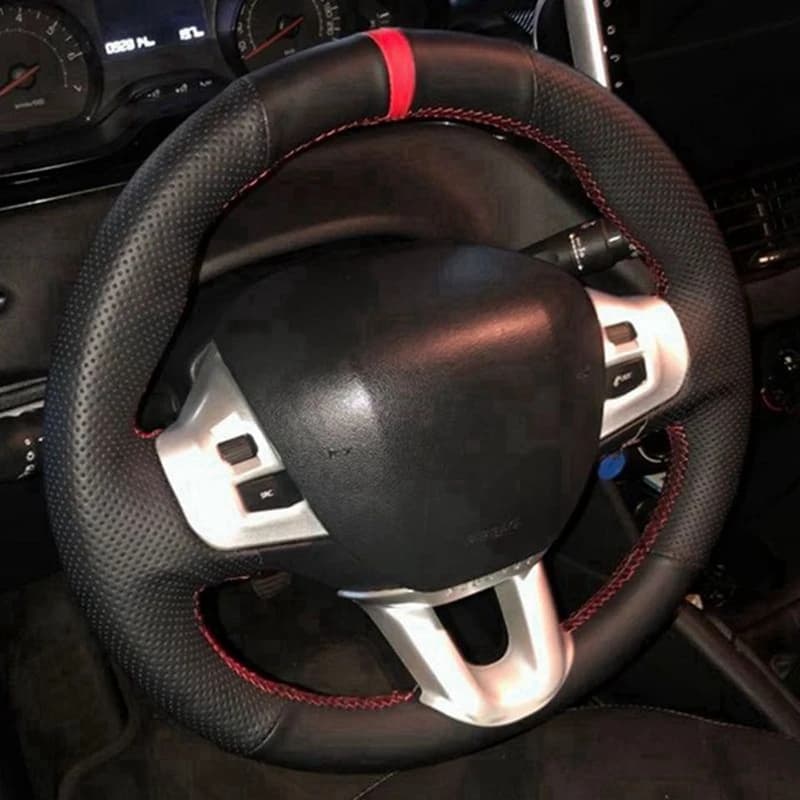 Anti-slip leather car cover braid car accessories for Peugeot 208 2011-2019 2008 2013-2019 308S 2015