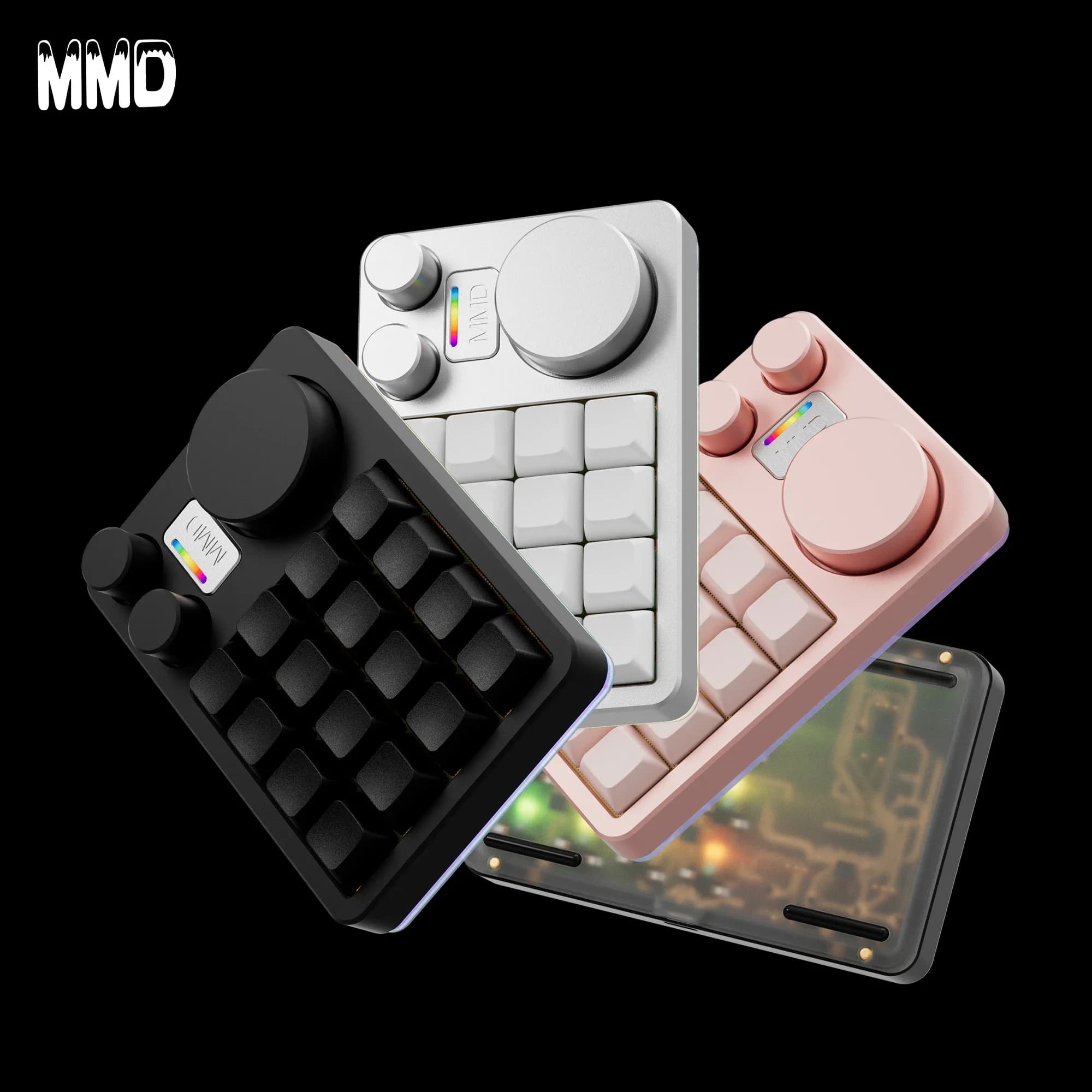 Aluminum Alloy Case for Keyboard MMD KM16 with Handpiece Custom Mechanical Keyboard Gasket for Designer PS PR AI Office VIA
