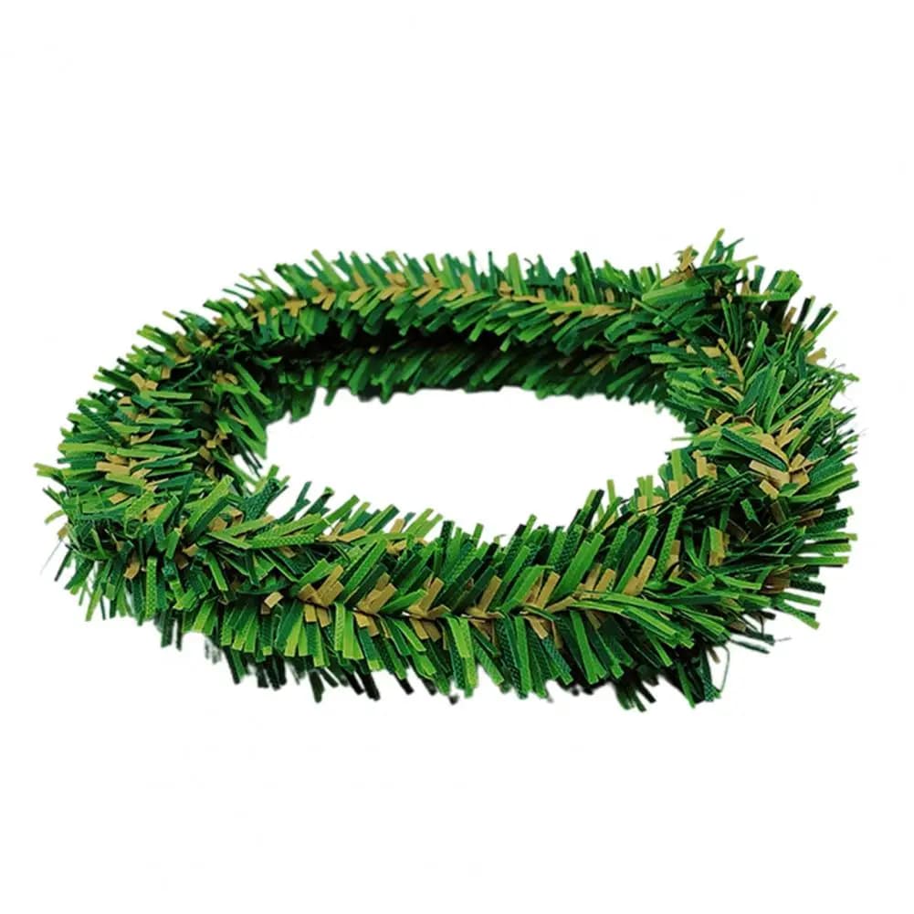 Decorative artificial plants in rattan with simulated leaves Kit garland of artificial green leaves for interior and exterior decorations DIY 5 pieces 100 cm