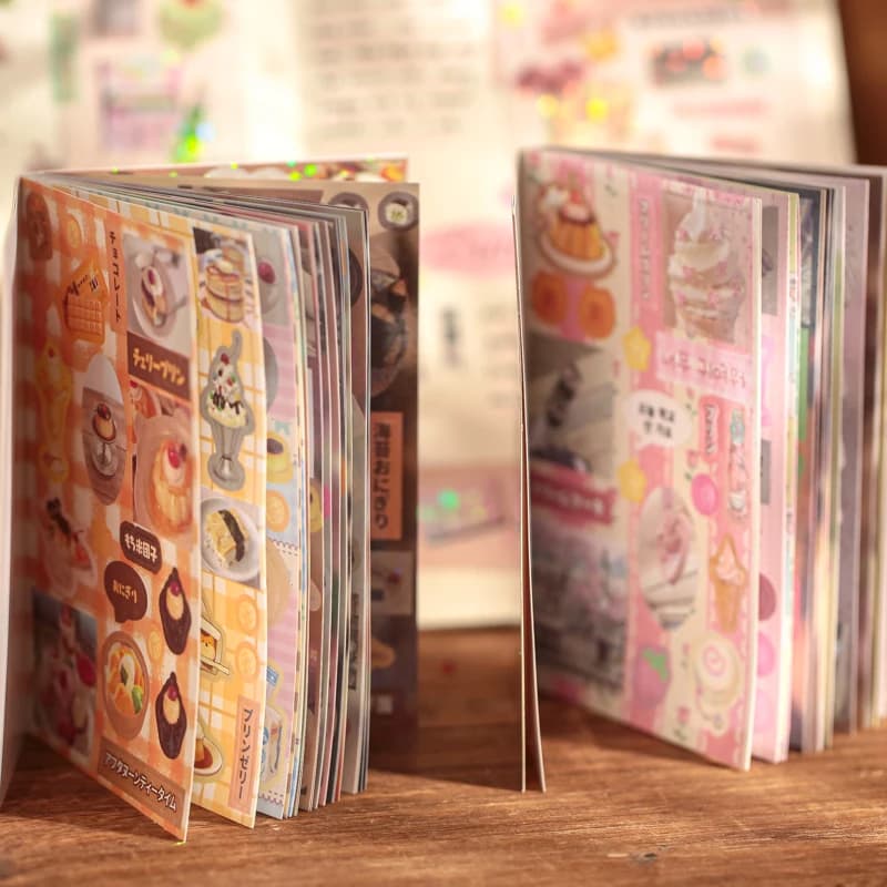 Kawaii Cancellery Stickers Japanese Flavour Showa Flash Film Shooting Stickers Book Scrapbook Stickers in DIY decorative material