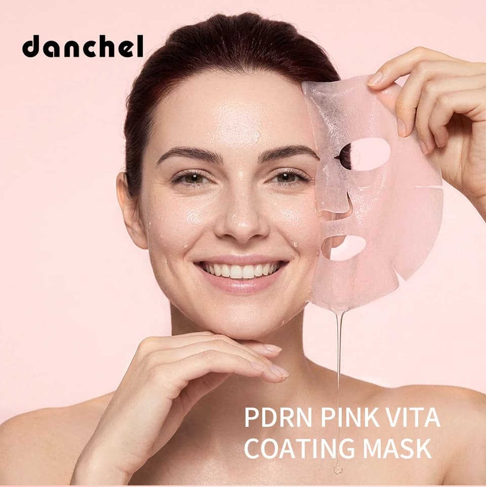 PDRN Vitamin B12 Mask Collagen Hydrating Moisturizing Skin Care Sheet Mask Box Pack