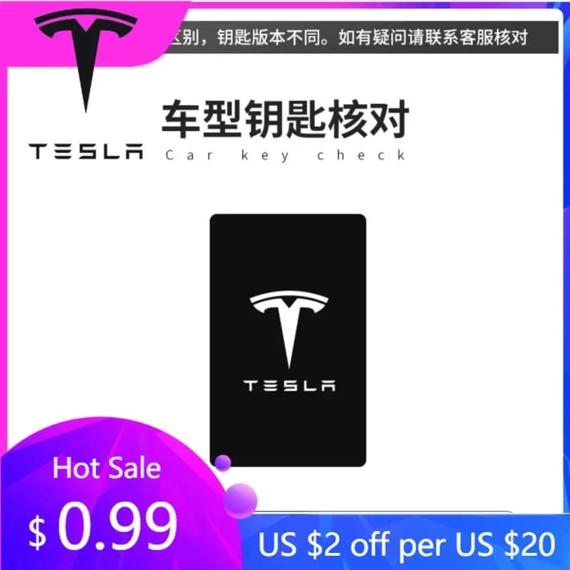 Adesivo per auto per Tesla Model 3 Y Juniper Highland 2020-2026 Nuovo 2025 Caldo Custodia Protettiva per Chiave Smart NFC in Lega di Zinco H