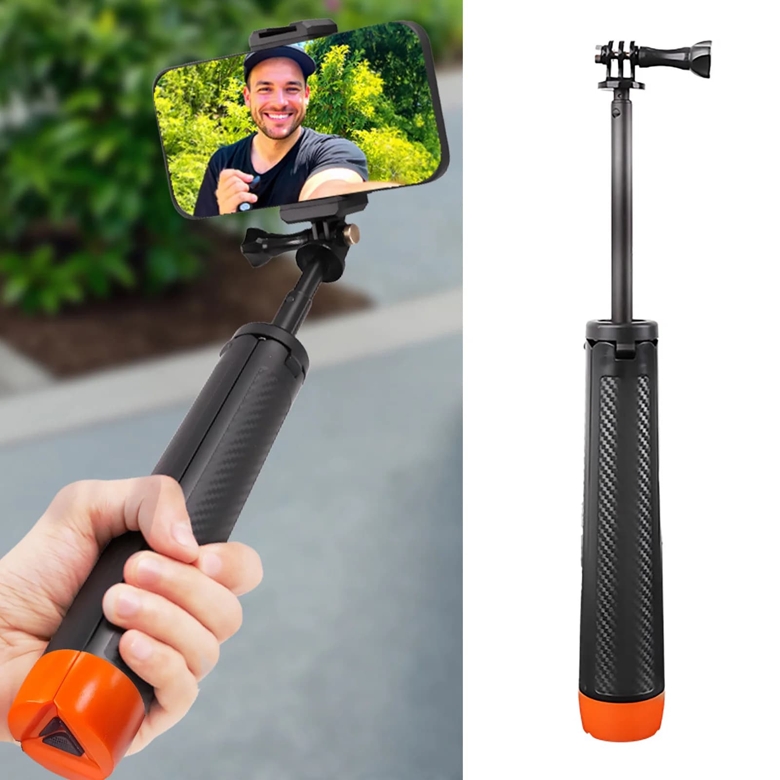 4 in 1 Selfie Stick Tripod Extendable Water Resistant Floating Selfie Stick for Action 5 Pro 4 3 for X4 X3 Ace Pro 2