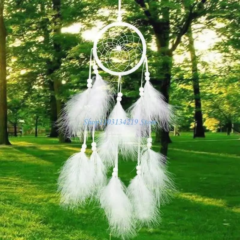 N5KC Handmade Dream Catcher Hanging Pendant Wall Car Hanging for Home Bedroom Living Room Decoration Accessories