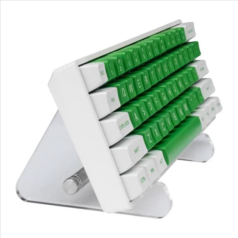 2 1 level acrylic keyboard displays, transparent mechanical keyboard supports, tablet frame supports