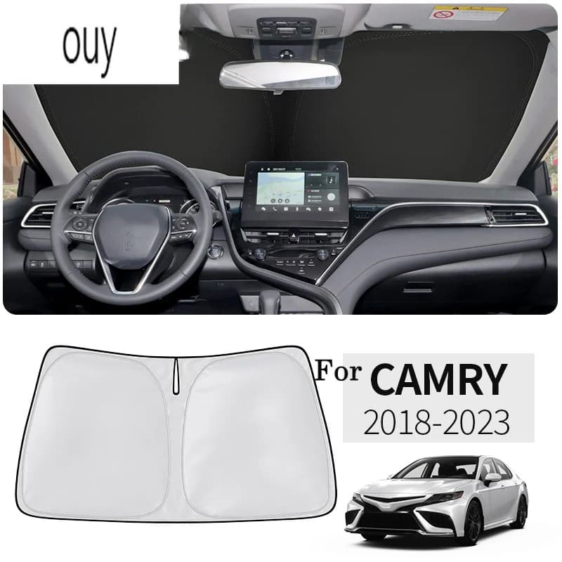 Accessori interni auto per Toyota Camry 2018-2023 Car Styling Nano-Isolulat Parabrezza Parasole Lunotto anteriore Parasole Visiera