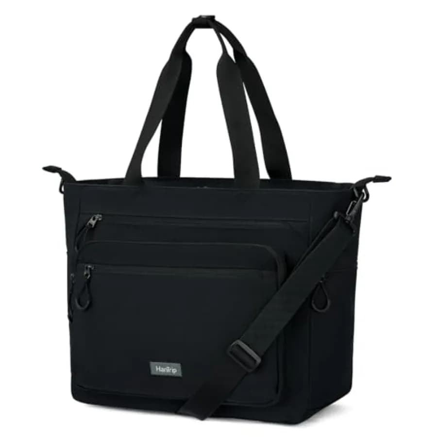 Borse da Viaggio HanTrip per Donne, Borsa Tote Extra Large in Tela per Laptop con Tasche con Cerniera e Manica per Bagaglio