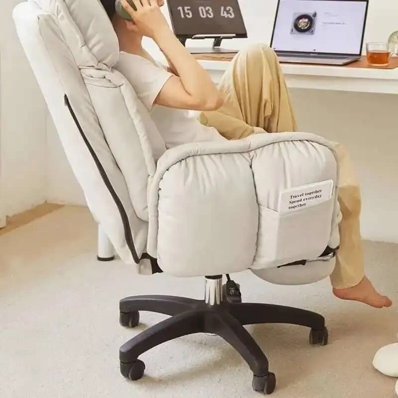 Sedia da ufficio su ruote Comoda sedia da ufficio Chaise De Bureaux Pc Gaming Meeting Bureau Computer ergonomico Vanity Rilassante Silla