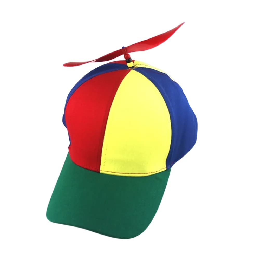 Casual Rainbow Baseball Cap Funny Helicopter Propeller Adventure Dad Hat Bamboo Dragonfly Snapback Hat Boys Girls