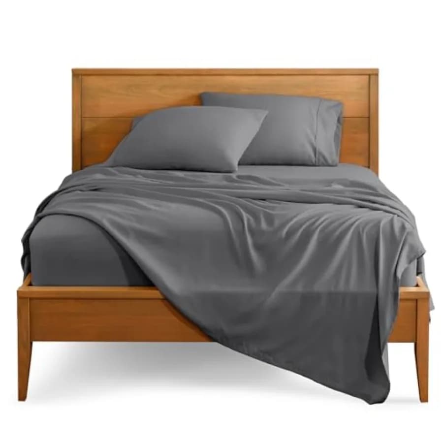 Set of Sheets - 800 Ultra-Morbid Sheets in Microfiber - Double Bed - Profonde - Fitted Facili - Set of 4 Pieces - Sheets and Loyalty