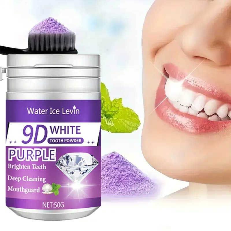 Ice water Levin Purple Clear toothpaste: for a deep white 5D Freshness clean and revitalizing.