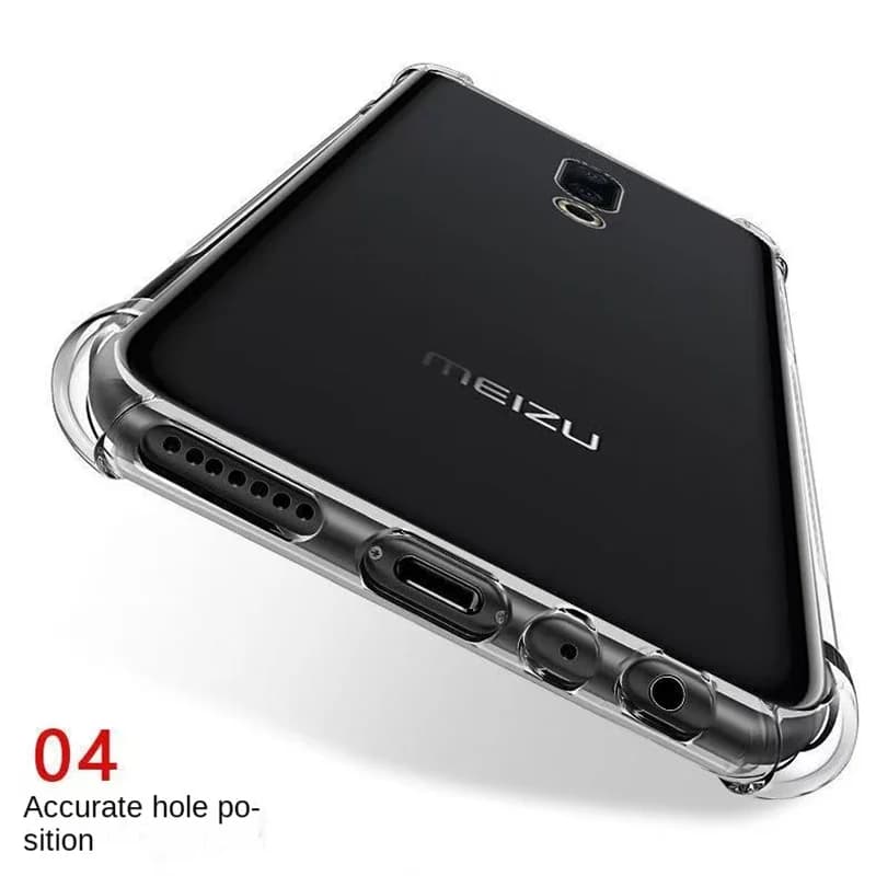 Case for Meizu 16 16th Air Cushion Clear Airbag Silicone TPU Bumper Shockproof Back Cover Phone Case for Meizu 16 Meizu16 16TH