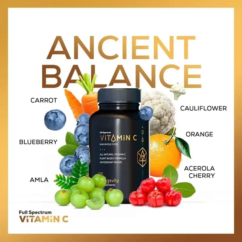Vegetable-based vitamin C extract with oranges and coniferous cherries Food supplement for bioflavonoids