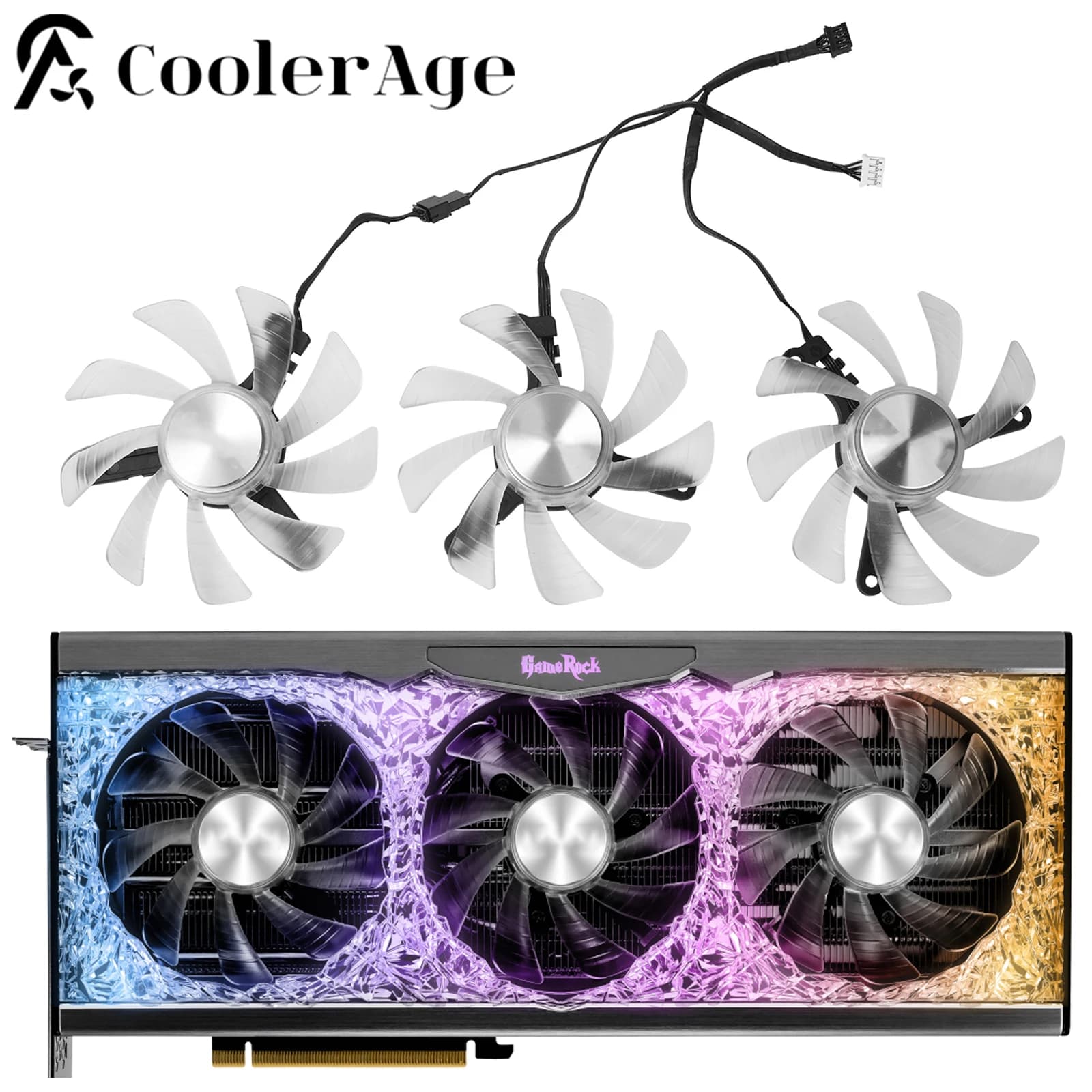 90MM TH9215B2H RTX3070 RTX3080 RTX3090 Ventola della scheda video per Palit RTX 3090 3080 3070 3090Ti 3070Ti GameRock Ventola grafica di raffreddamento