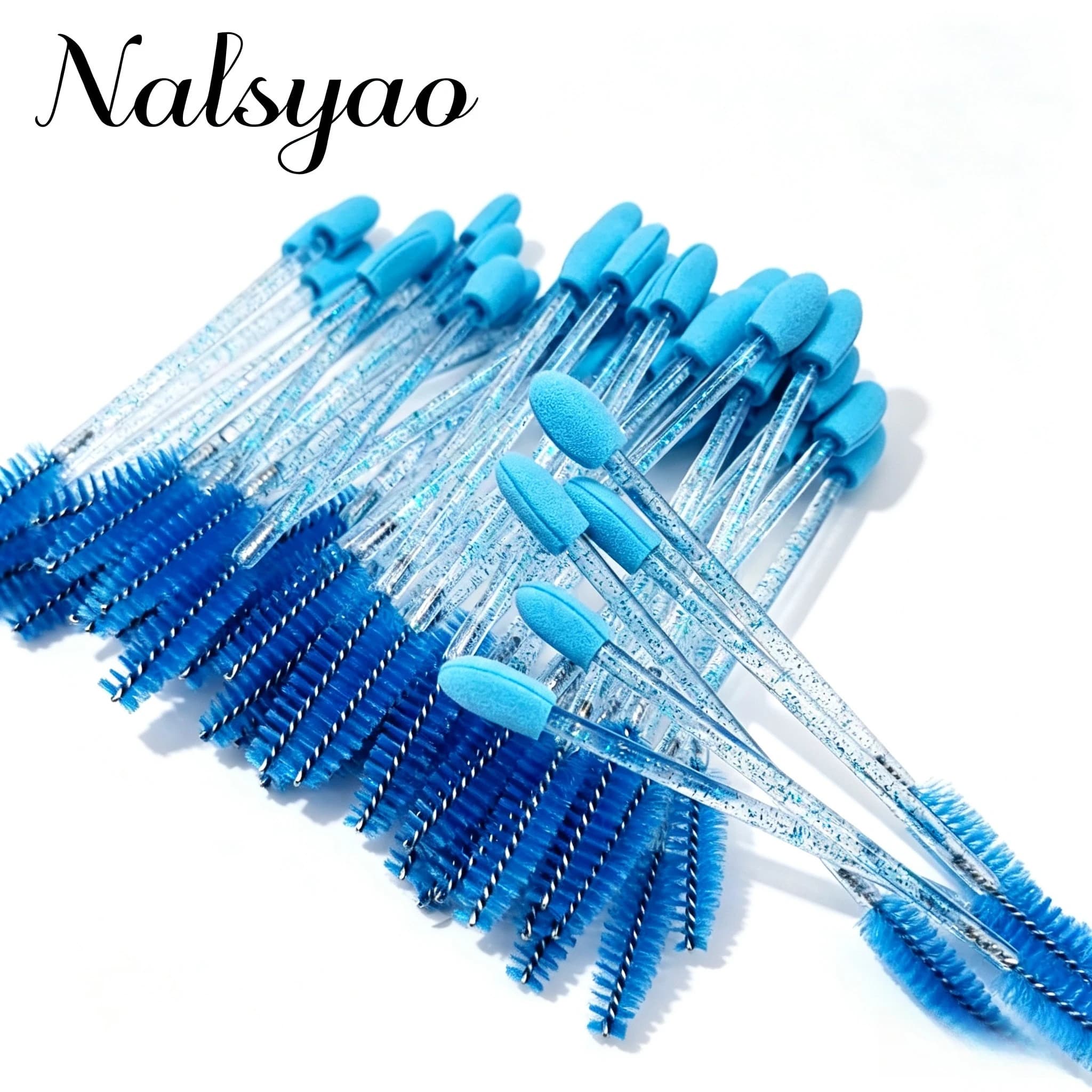 Wholesale 50Pcs Applicator Oval Eyeshadow Brush Double Ended Sponge Double-Headed Eyeshadow Brush,Tipped Disposable Dual Sided