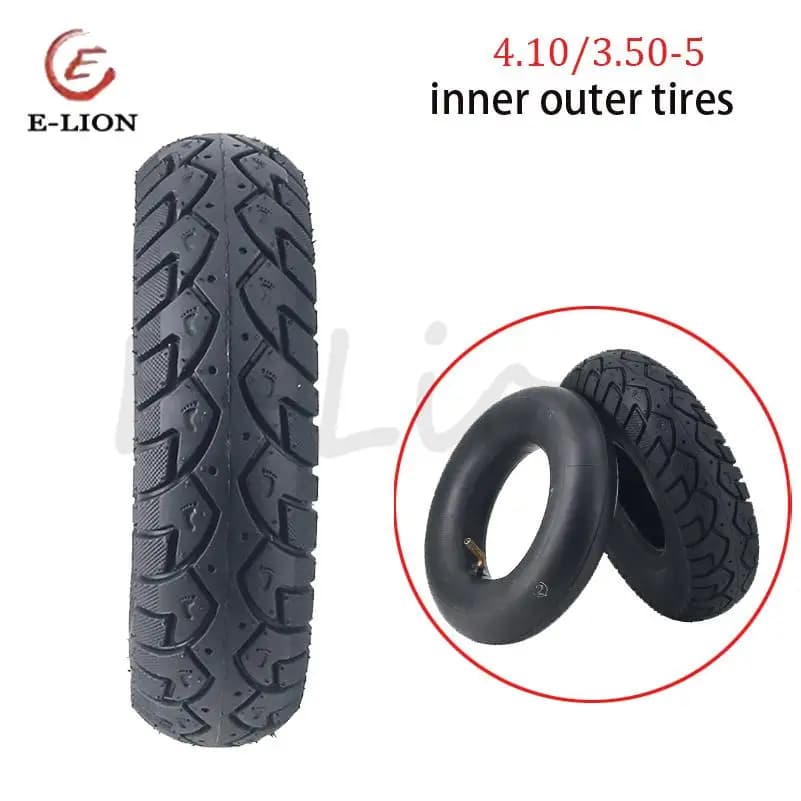 Camera d'aria per pneumatici 4.10/3.50-5, adatta per accessori per biciclette con fango a quattro ruote