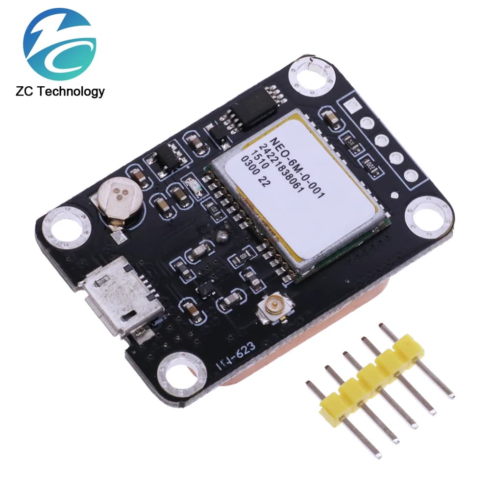 GPS positioning module development card Micro USB NEO6MV2 NEO-6M 6M for Arduino STM32 C51 51 MCU microcontroller
