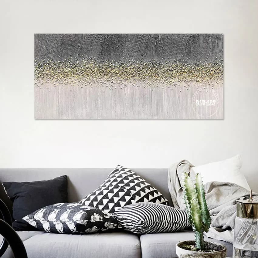 New Design Interior Sofa Background Walls Abstract decorations Paintings, Art on canvas, Frameless, Modern hand painted acrylic image