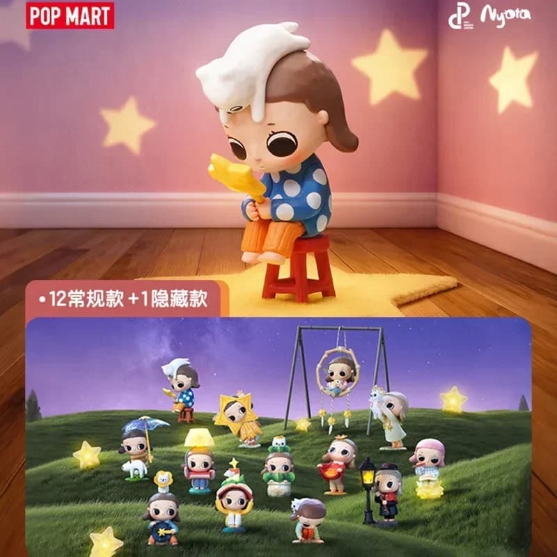 POPMART Nyota We Are All Stars Series Blind Box Originale - Action Figure Anime Carine, Ornamenti a Sorpresa Misteriosi