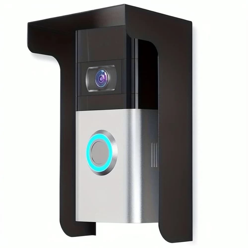 Iron Doorbell Rain Cover Anti Glare Shield Protective Case For Video Intercom Camera Security System Accessories