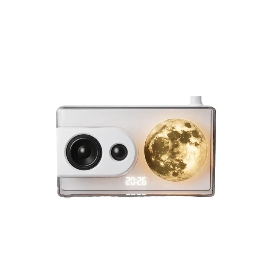 Box Altoparlante Bluetooth Audio da tavolo wireless Luce ambientale Conveniente Allarme orologio creativo con senso avanzato